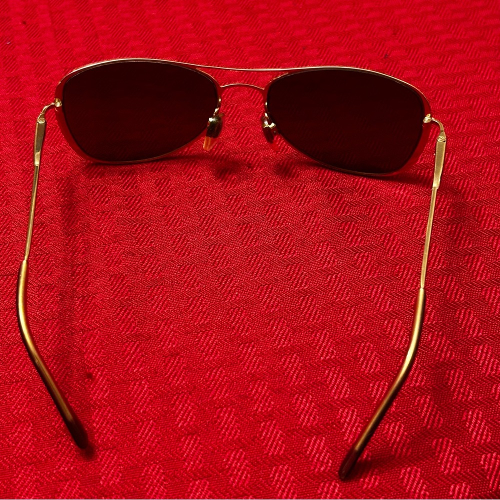 Bvulgari Sunglasses EUC With Case Aviators Gold Frame Brown Lenses Made In Italy - Picture 5 of 9
